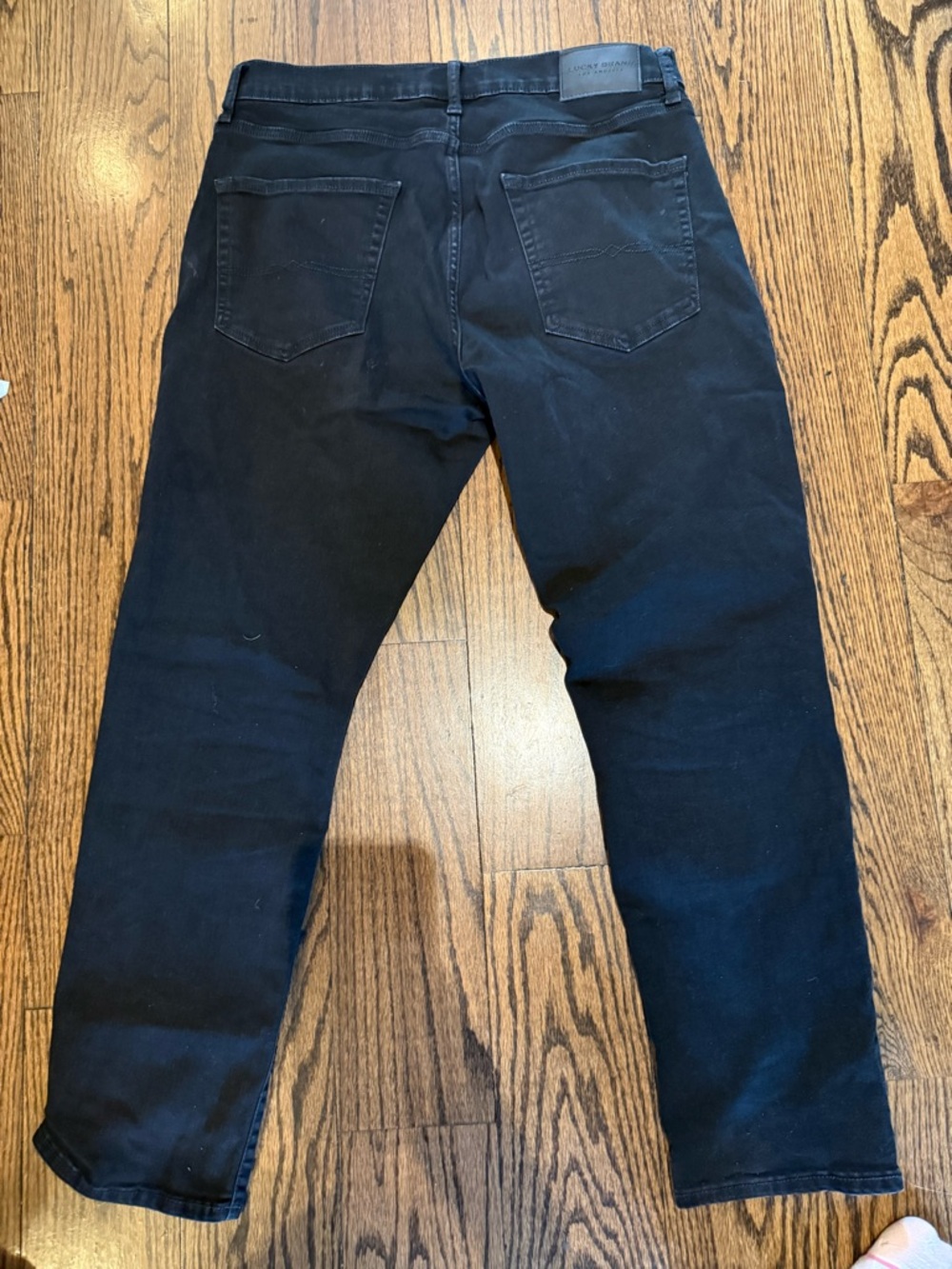 Lucky Brand Men's Black Straight Jeans